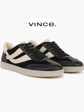 Vince Oasis Sneaker black and white women’s size 9.5 us. New with box